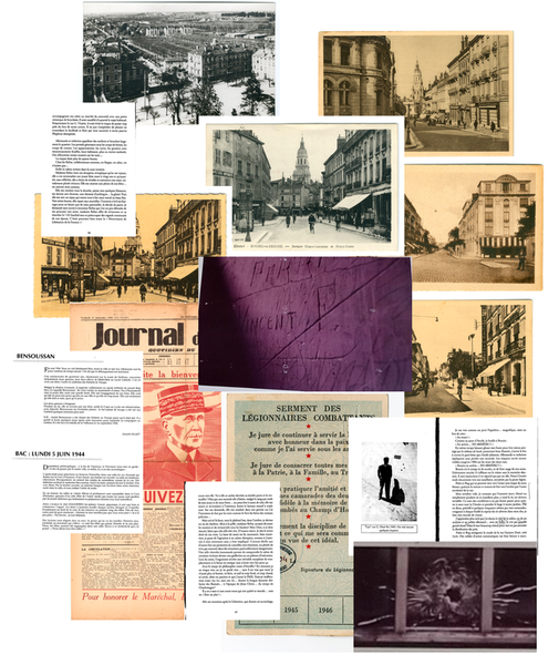 Collage documents epoque