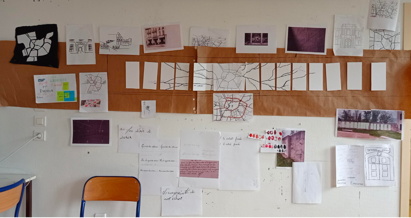 salle arts plastiques cartographie maquette